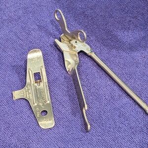 Vintage Ekco 2 Bottle Openers Miracle Can Opener & Lid Flipper Manual Handheld